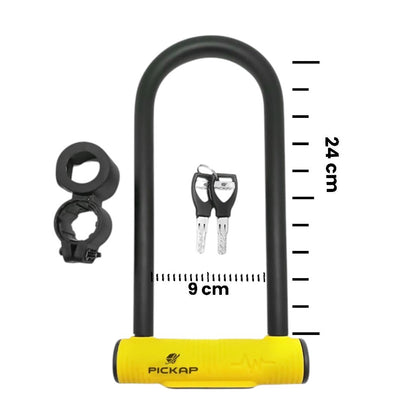 Candado U-Lock Anti Cizalla Grizzly Master Pickap